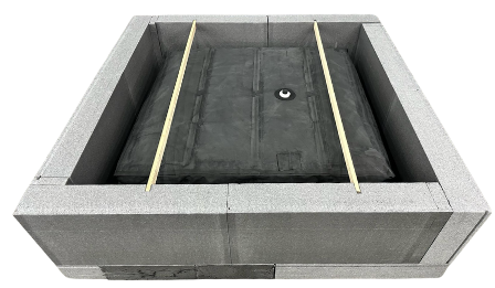 Hydrobag 2000 liter isolatieschil (eps 16cm dik, 2x8cm)